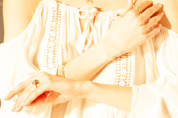 istock Beautiful gold jewelry. 1311935904