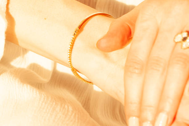 istock Beautiful gold jewelry. 1311935948