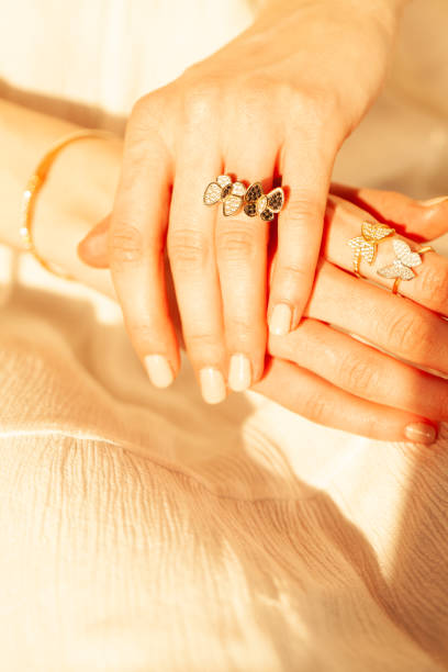 istock Beautiful gold jewelry. 1311936138