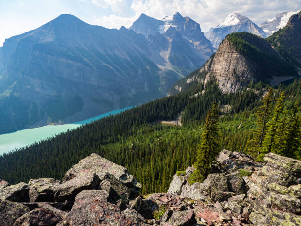 istock high angle view of a lake in the valley 1311938594