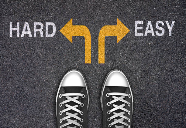 istock Decision at a crossroad - Hard or Easy 1311939338