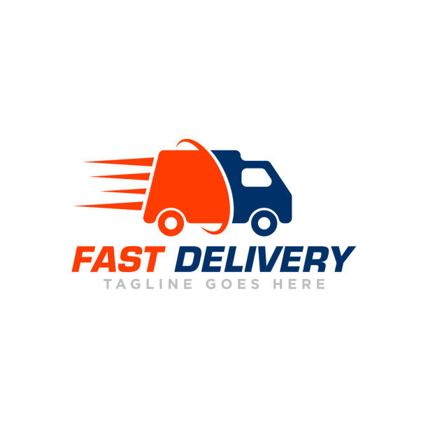 Delivery Logo Design Vector Fast Delivery Logo Icon Design Vector logo mail stock illustrations