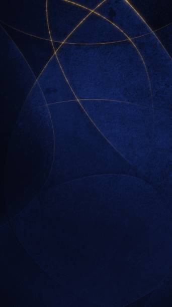 istock Abstract Full Frame Vertical Blue Gold Decoration Template Banner Background 1311954195