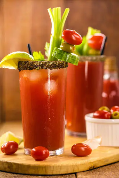 Photo of caesar drink, canada national cocktail, drink made to celebrate Victory Day