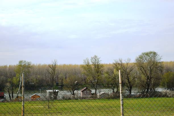 istock raft houses on the river 1311967995