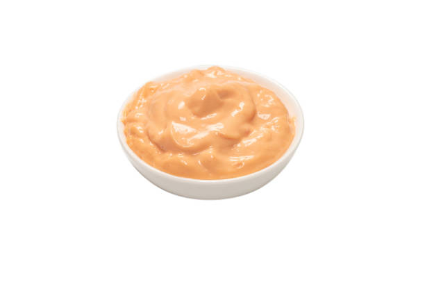 istock Sauce in a bowl isolated on white. 1311969410