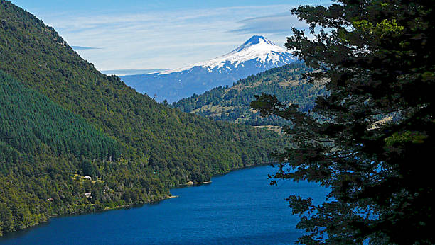 istock Villarica Volcano from Pucon in Chile 1311973707