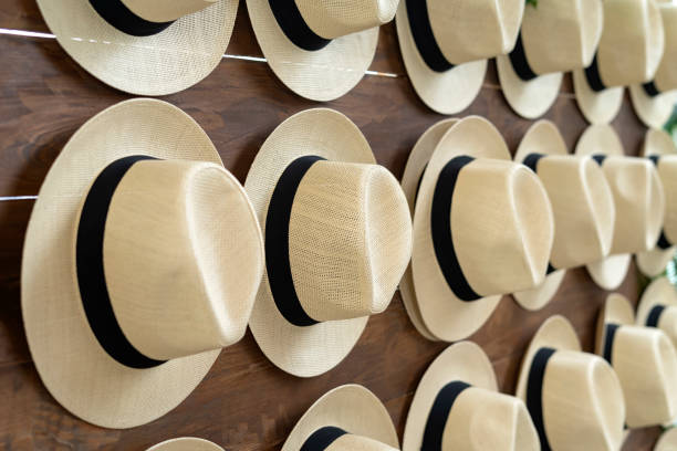 istock Wall hanger with a hats on it. Beautiful decor for the room. 1311973944