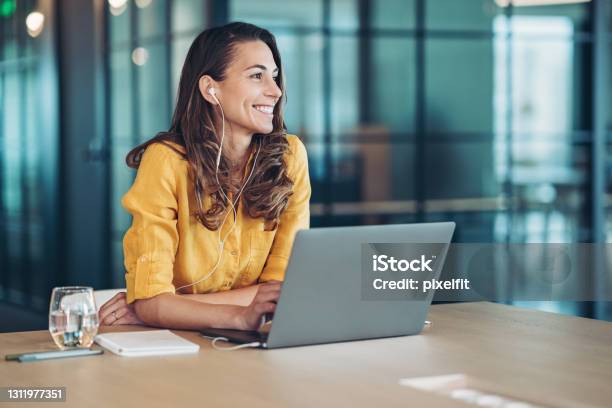 Focused On Success And Growth Stock Photo - Download Image Now - Women, Office, Working