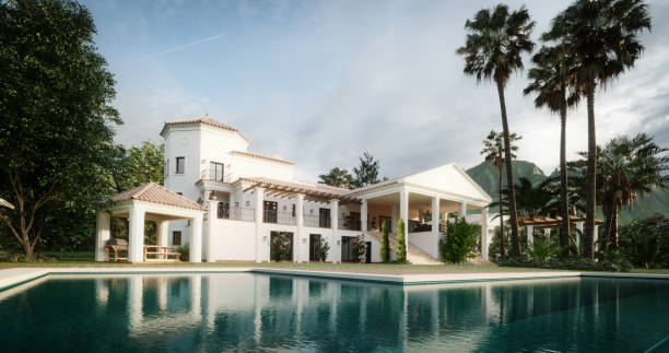 istock Exclusive Luxury Villa With Swimming Pool 1311983889