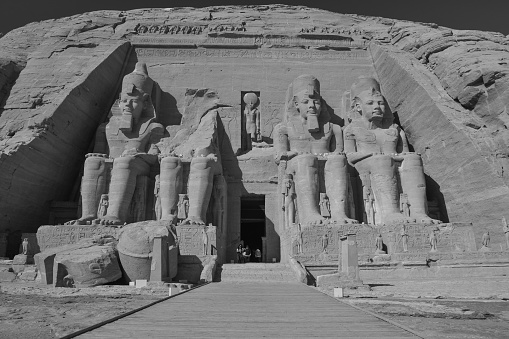 Abu Simbel Temples, Egypt, are a monument to King Ramesses II