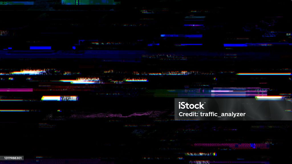 Abstract glitch background Television Static stock illustration