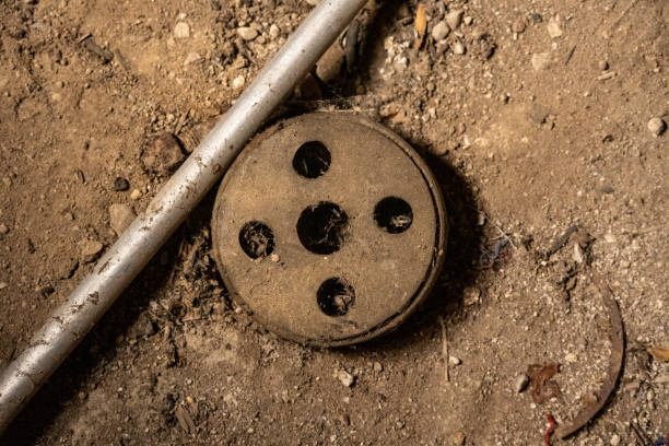 istock scrap metal parts and old rusty tools in abandoned workshop 1311988583