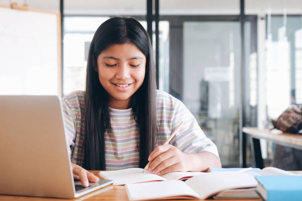 istock Online education and self study and homeschooling concept. 1311991474