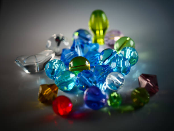istock Buttons are different in color, shape, style, materials and manufacturing technology in bulk top view 1311991858