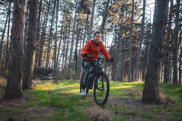 istock Cycling in the woods 1311992738