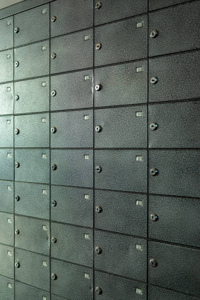 istock a lot of metal mailboxes with numbers 1311993215