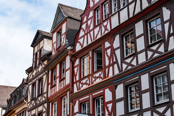 istock Half timbered houses at market square in Cochem, Germany 1311993312