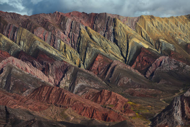 istock Jagged, raw and colorful landscape 1311994061