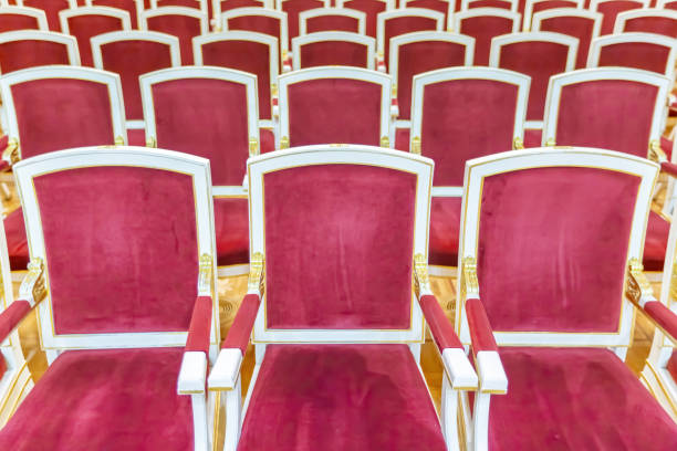 istock Empty red seats in the theater auditorium 1312001143