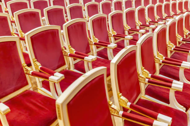 istock Empty red seats in the theater auditorium 1312001144