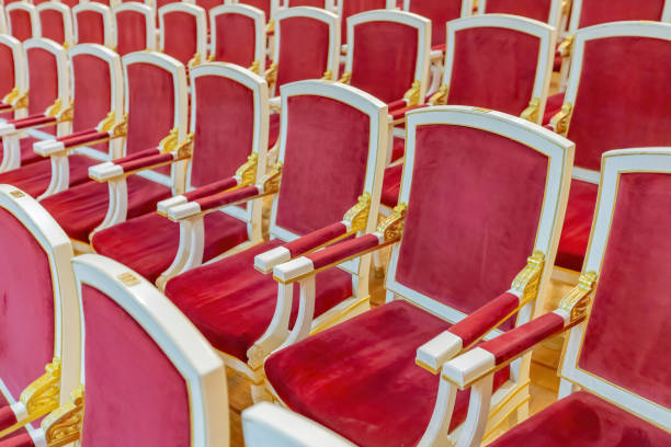 istock Empty red seats in the theater auditorium 1312001145