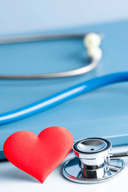 istock Healthcare concept - Stethoscope with a heart 1312005215