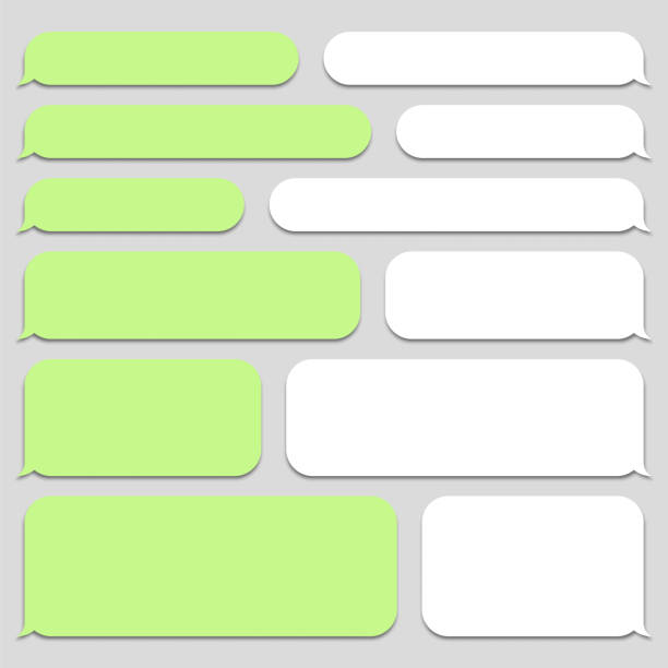 Text Mess Box Blank Text Message Bubble
