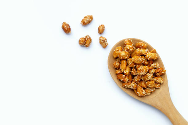 istock Fried peanuts with sugar and sesame seeds 1312008922