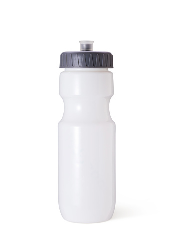 White Water Bottle with clipping path.