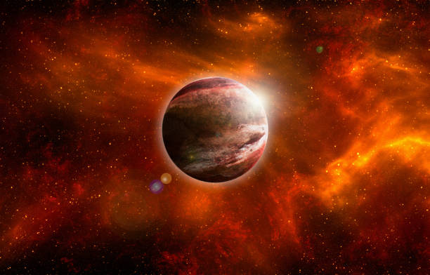 istock Unknown planet from outer space. Space nebula. Cosmic cluster of stars. Outer space background. 3D Illustration 1312015209