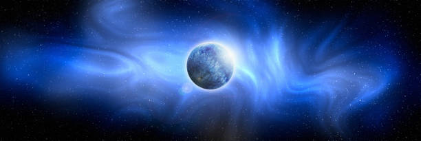 istock Unknown planet from outer space. Space nebula. Cosmic cluster of stars. Outer space background. 3D Illustration 1312016122