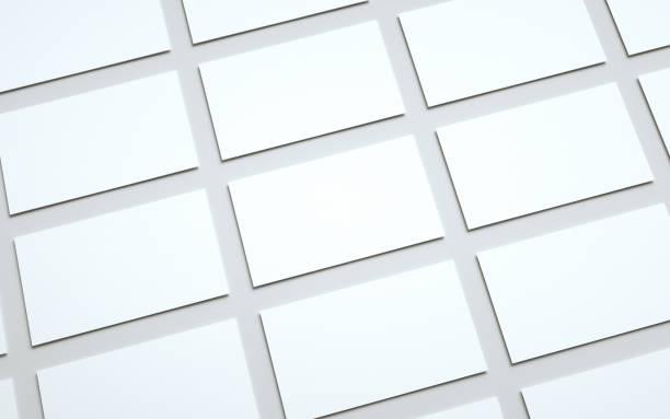 istock Business Card Mock-Up (US 3.5 x 2) - Multiple Tiled Cards 1312022393