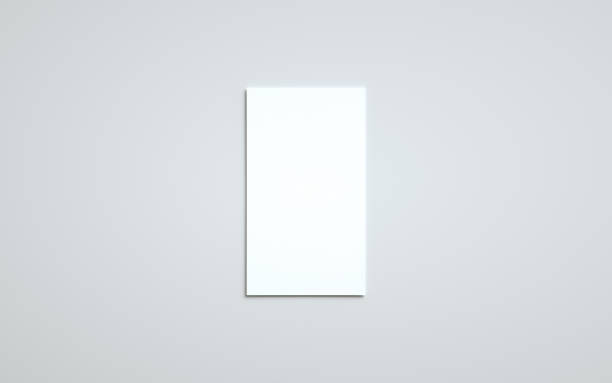 istock Business Card Mock-Up (US 3.5 x 2) - One Card 1312022401