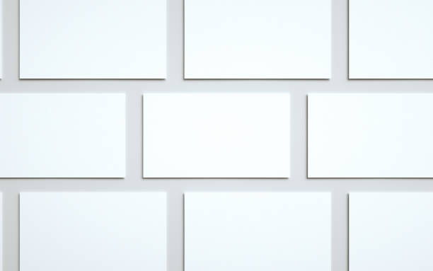 istock Business Card Mock-Up (US 3.5 x 2) - Multiple Tiled Cards 1312022413