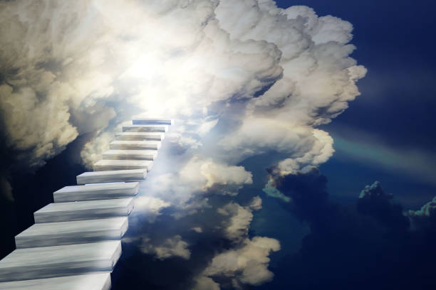 istock Stairway to Heaven. Religious background. 1312026162