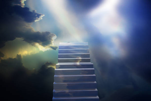 istock Stairway to Heaven. Religious background. 1312026165