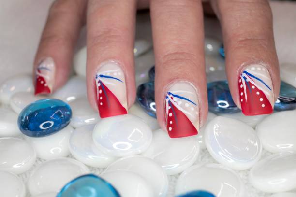 istock Fourth of July Nail Art Design 1312032193