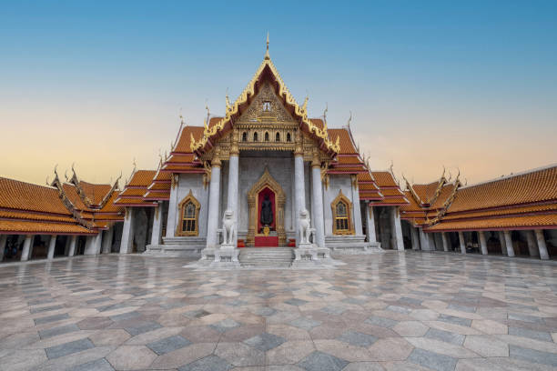 istock Marble temple in Bangkok, Thailand 1312039724