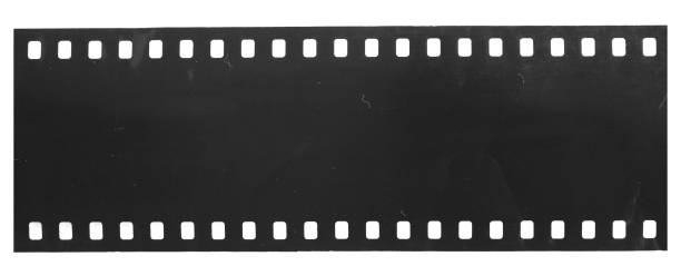 istock Dusty and grungy 35mm film texture material or surface 1312043108