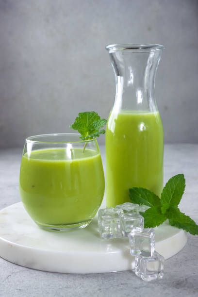 istock Jus Alpukat or avocado juice with chocolate milk. 1312054033