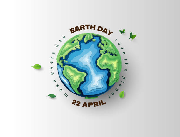 ilustraciones, imágenes clip art, dibujos animados e iconos de stock de concepto del día de la tierra - earth day
