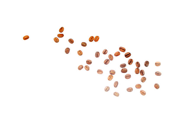 coffee beans. isolated on a white background