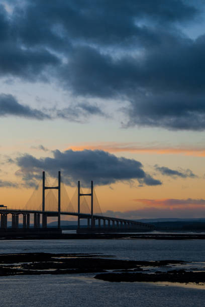 istock Second Severn Crossing, UK, at sunset 1312071997