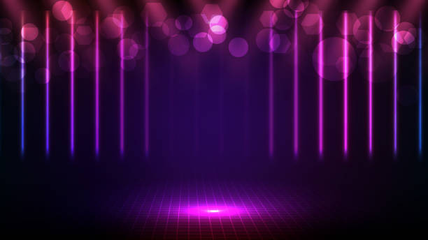 istock abstract futuristic background of empty stage arena stadium spotlgiht stage background 1312072638