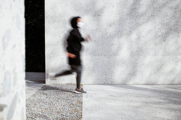 istock Walking blured woman 1312081889