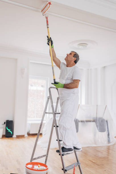 istock Male painter painting a ceiling 1312092894
