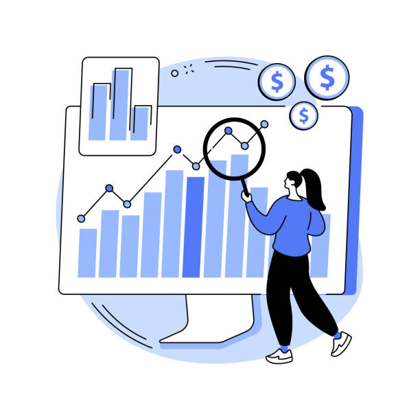 판매 인덱스 추상 개념 벡터 일러스트레이션입니다. - formula finance mathematics mathematical symbol stock illustrations