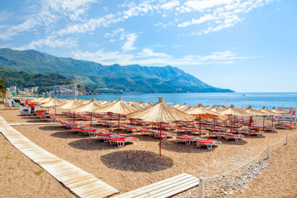 istock Becici beach in Montenegro 1312097738