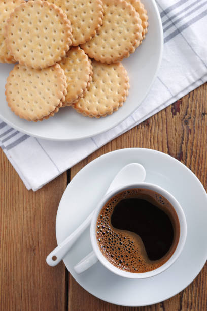 istock Coffee and sandwich cookies 1312097920